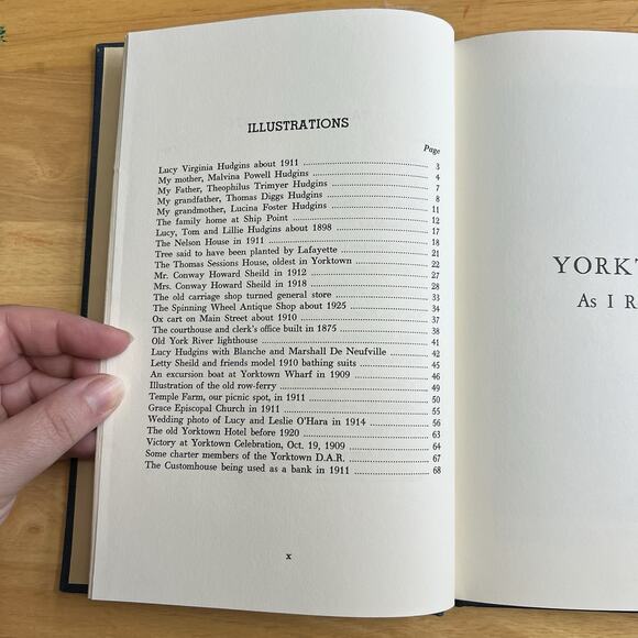 Yorktown As I Remember by Lucy H OHara Vintage First Edition Hardcover History - Picture 7 of 11